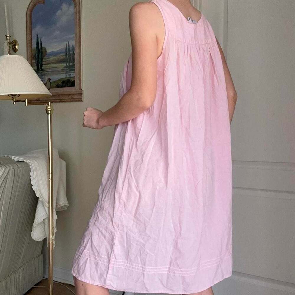Classic Lace-Trim Nightgown - Pink - Picture 5 of 11